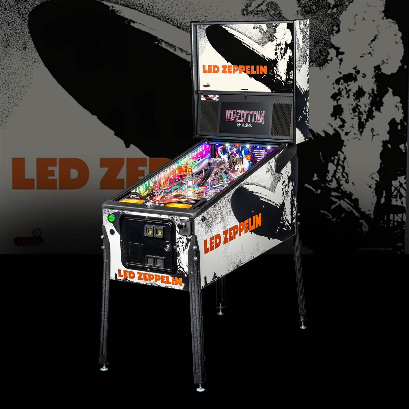 2020 Led Zeppelin Premium Pinball Machine by Stern