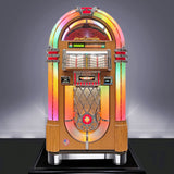 Rock-Ola Bubbler Vinyl 45 Jukebox in Gloss White with Bluetooth