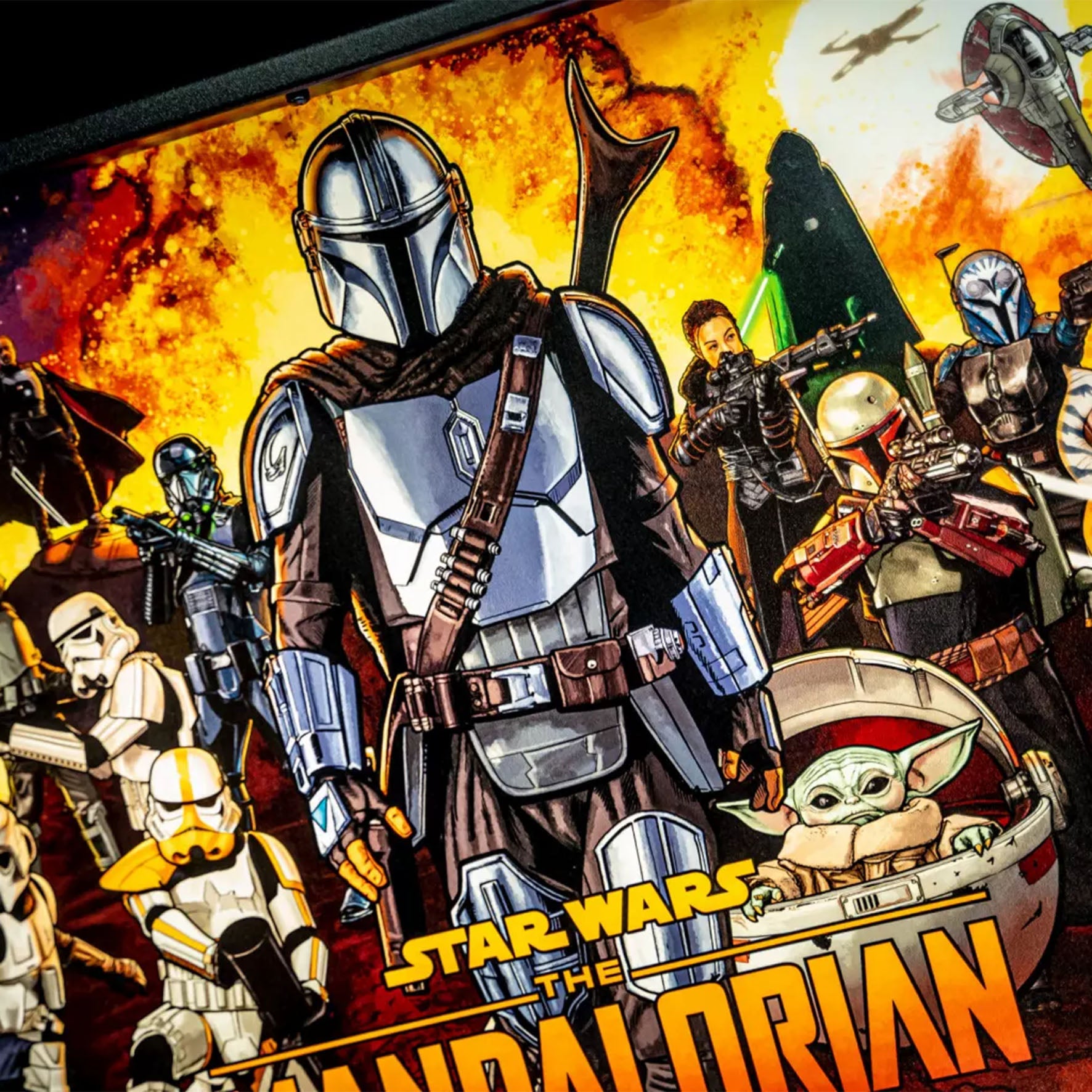 2021 Mandalorian Premium Pinball Machine  by Stern