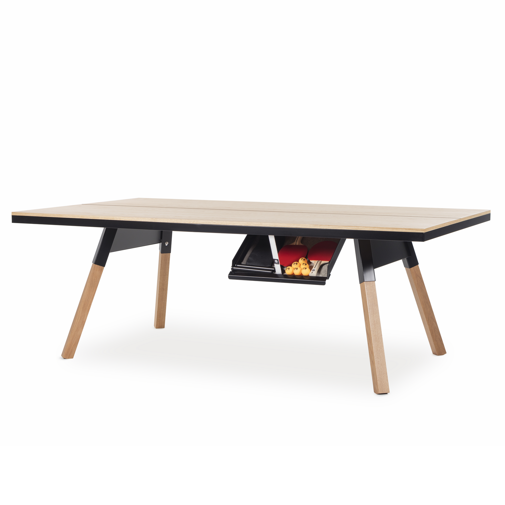 You and Me 180 Table Tennis Oak