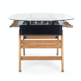 RS3 Wood Dining Oval Foosball Table in Black