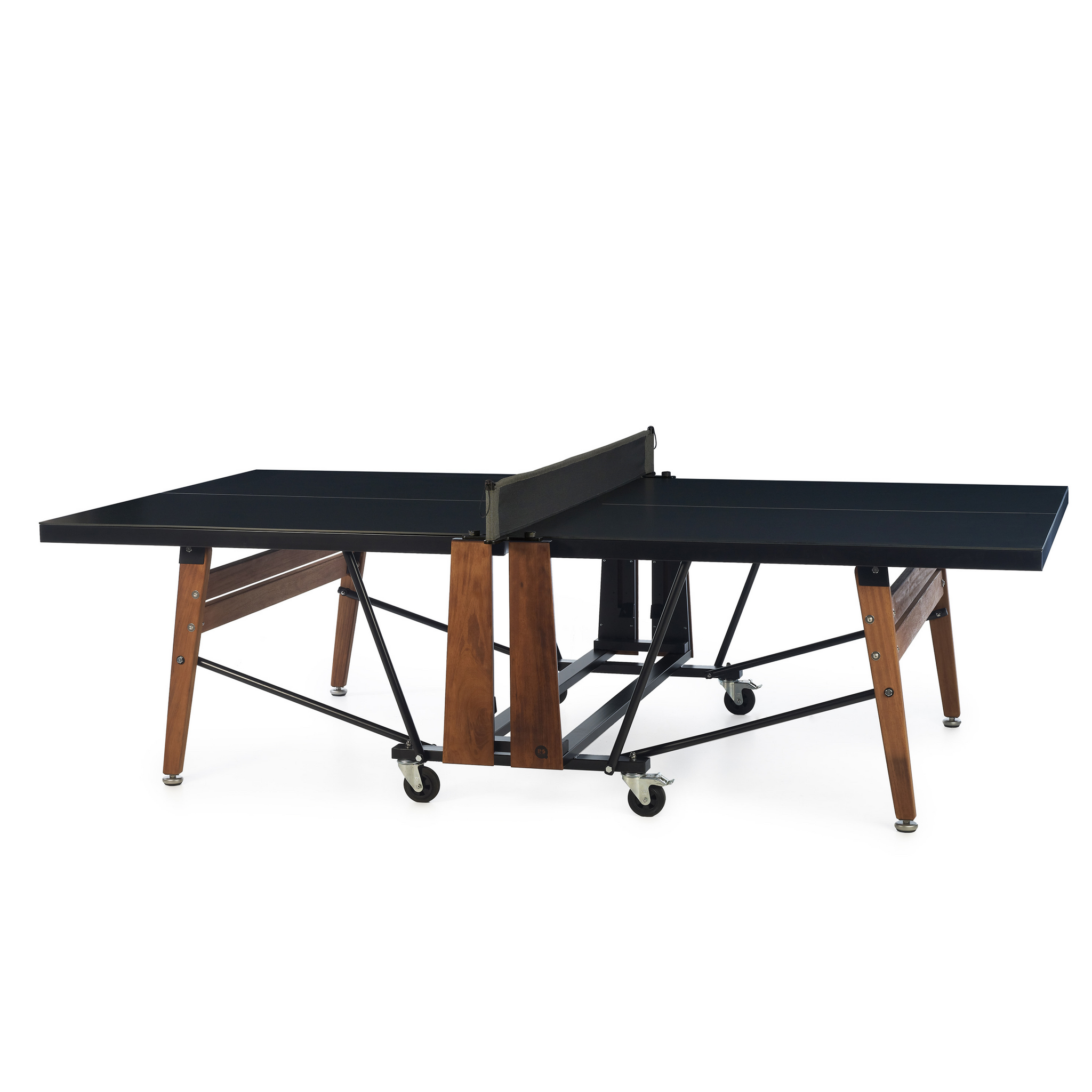 Folding Tournament Size Table Tennis in Black