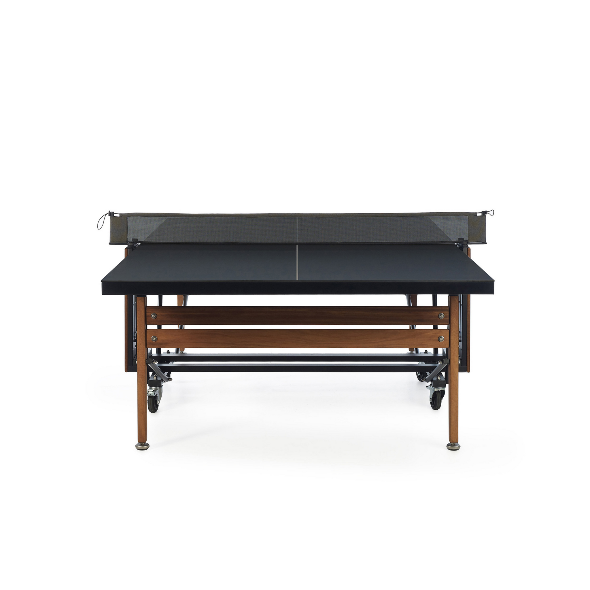 Folding Tournament Size Table Tennis in Black