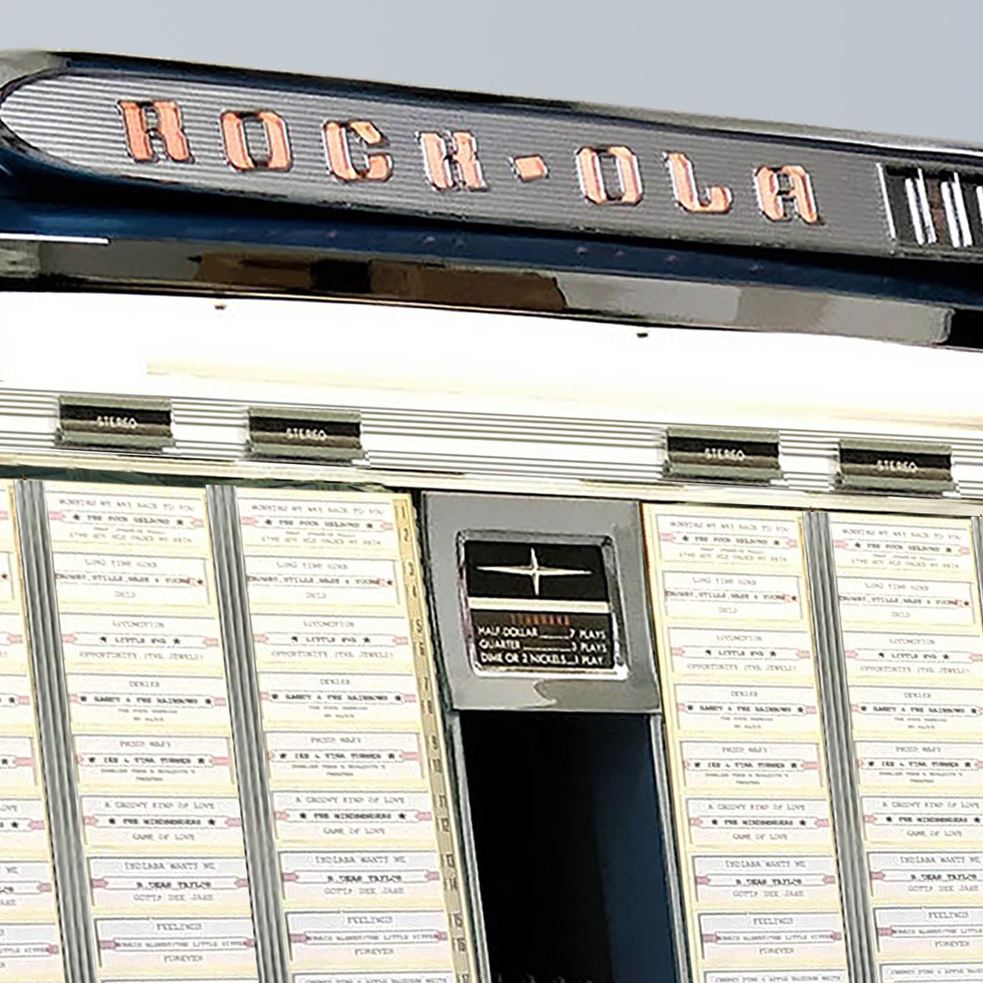 Original 1961 Rock-Ola Regis 120 Vinyl Jukebox