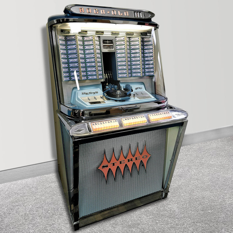 洋楽 ENGLISH JUKEBOX Original Rock-Ola Regis 200 1495 Jukebox | The Games Room Company