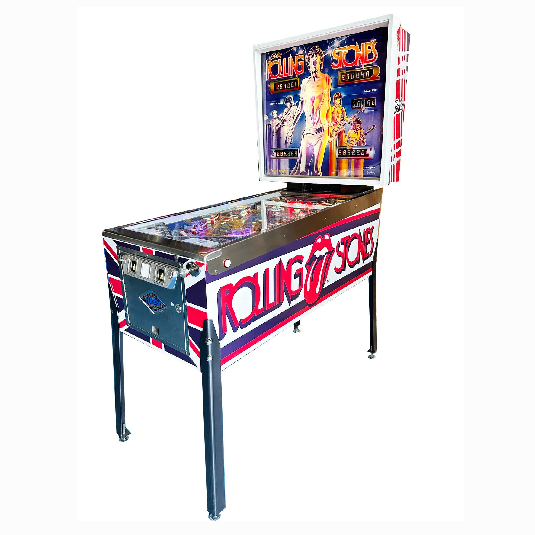 1980 Rolling Stones Pinball Machine by Bally