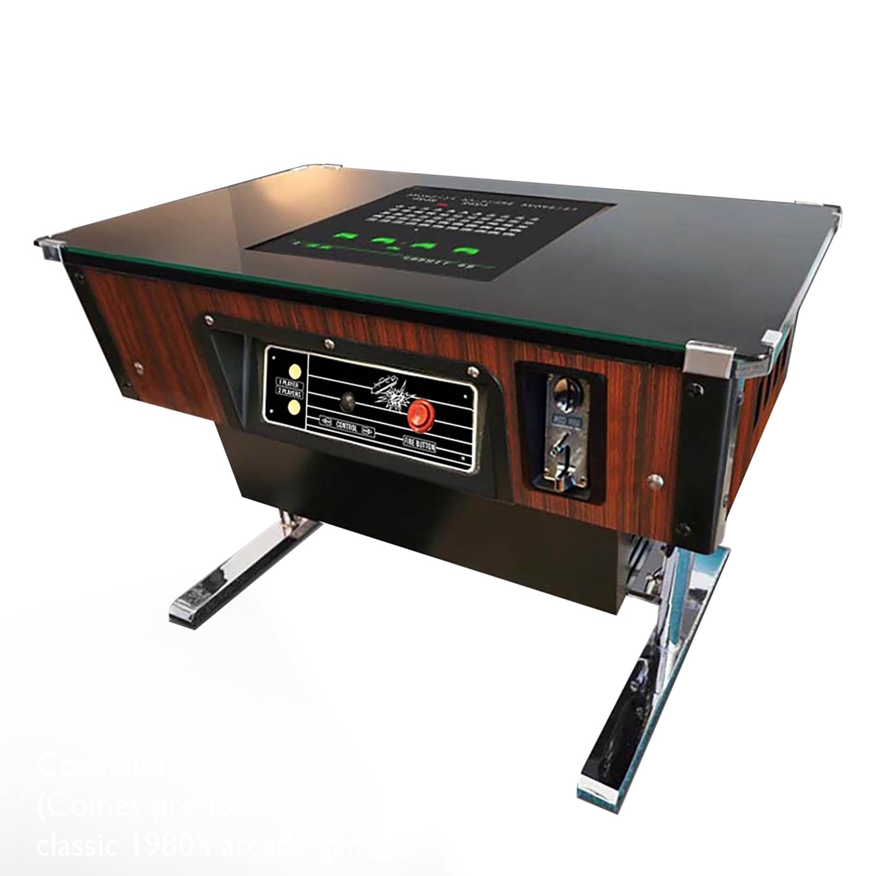 1980s Space Invaders Cocktail Table by Taito