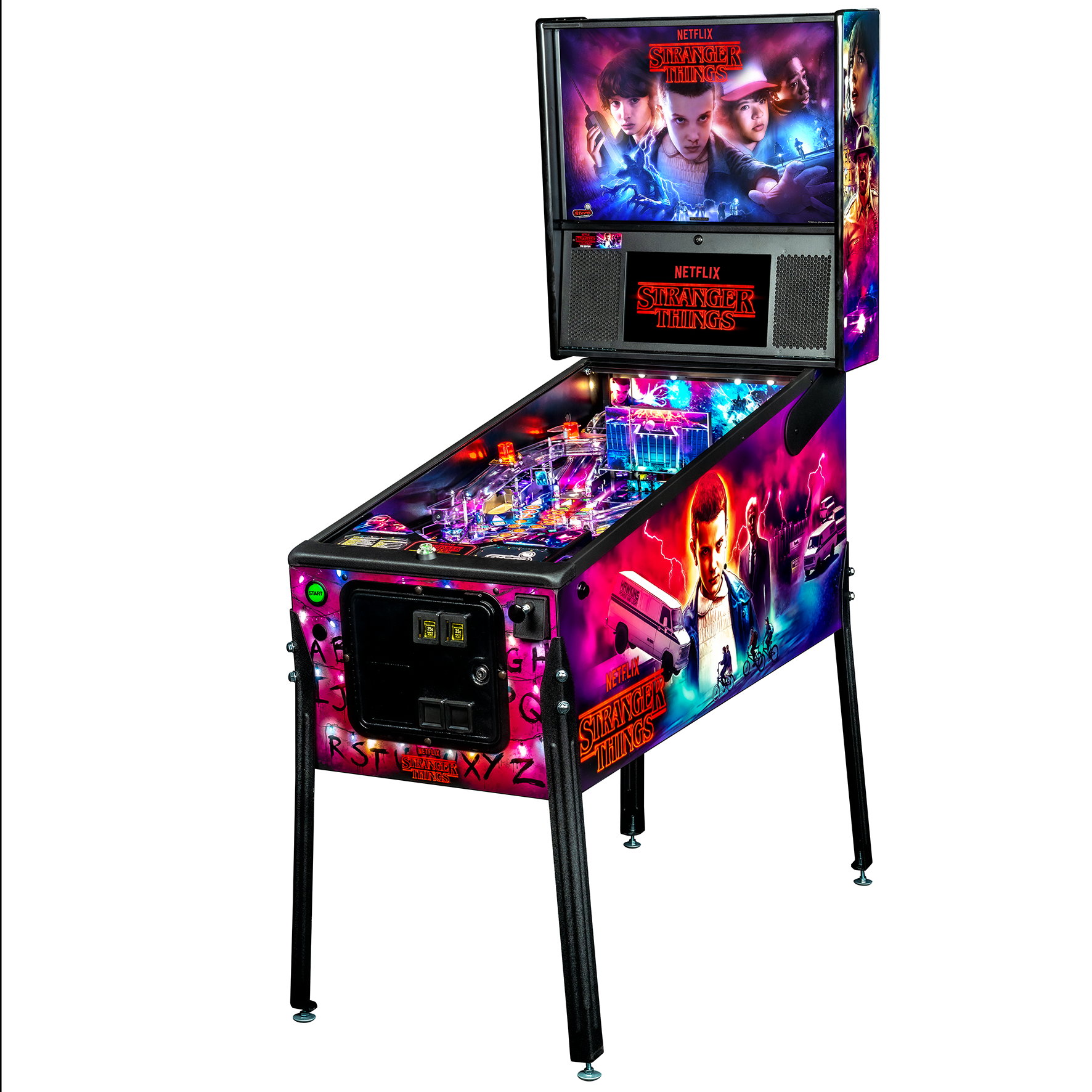 2019 Stranger Things Pro Pinball Machine by Stern