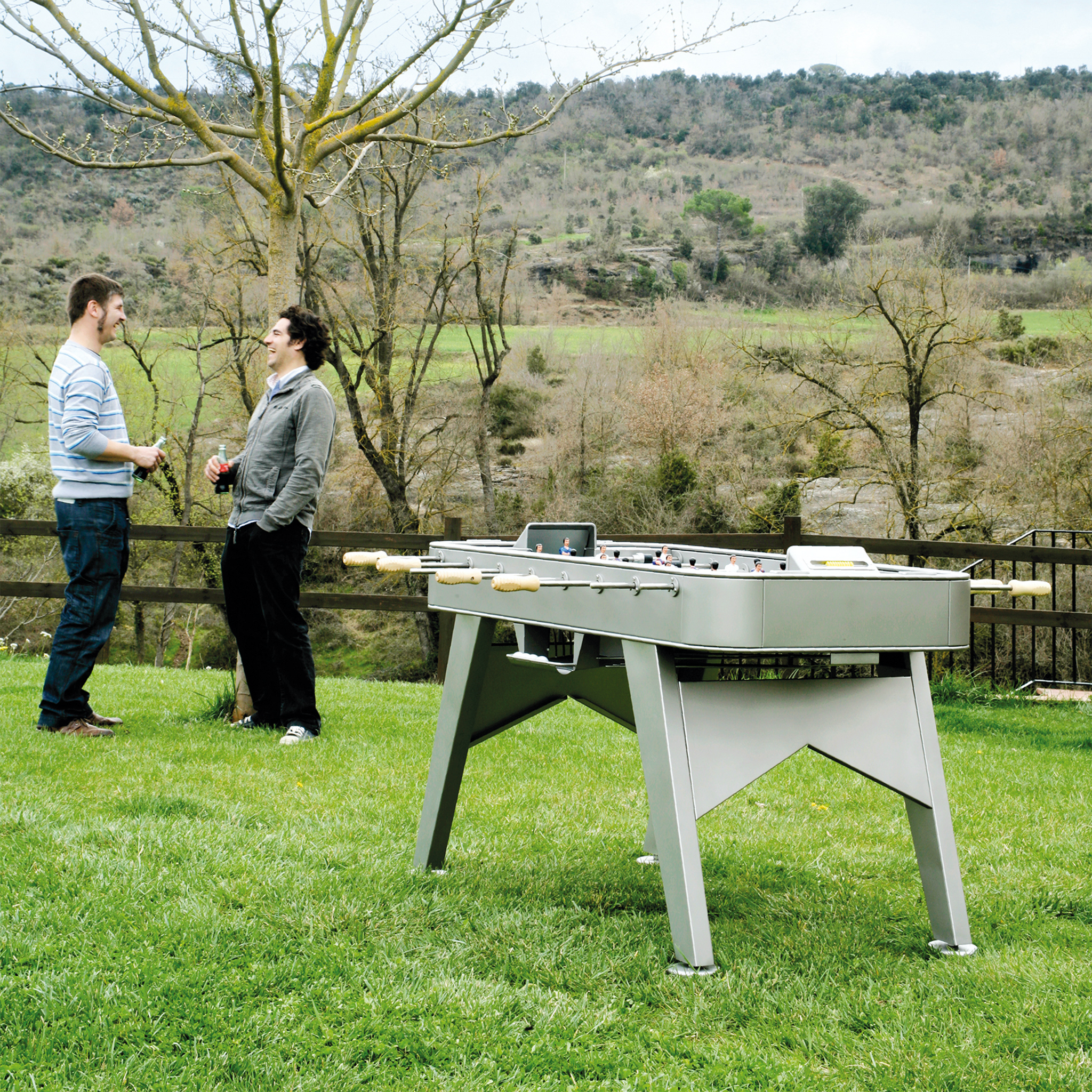 RS2 Outdoor Foosball Table in Stainless Steel