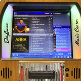 Rock-Ola Digital Music Center Jukebox in Light Oak with Bluetooth