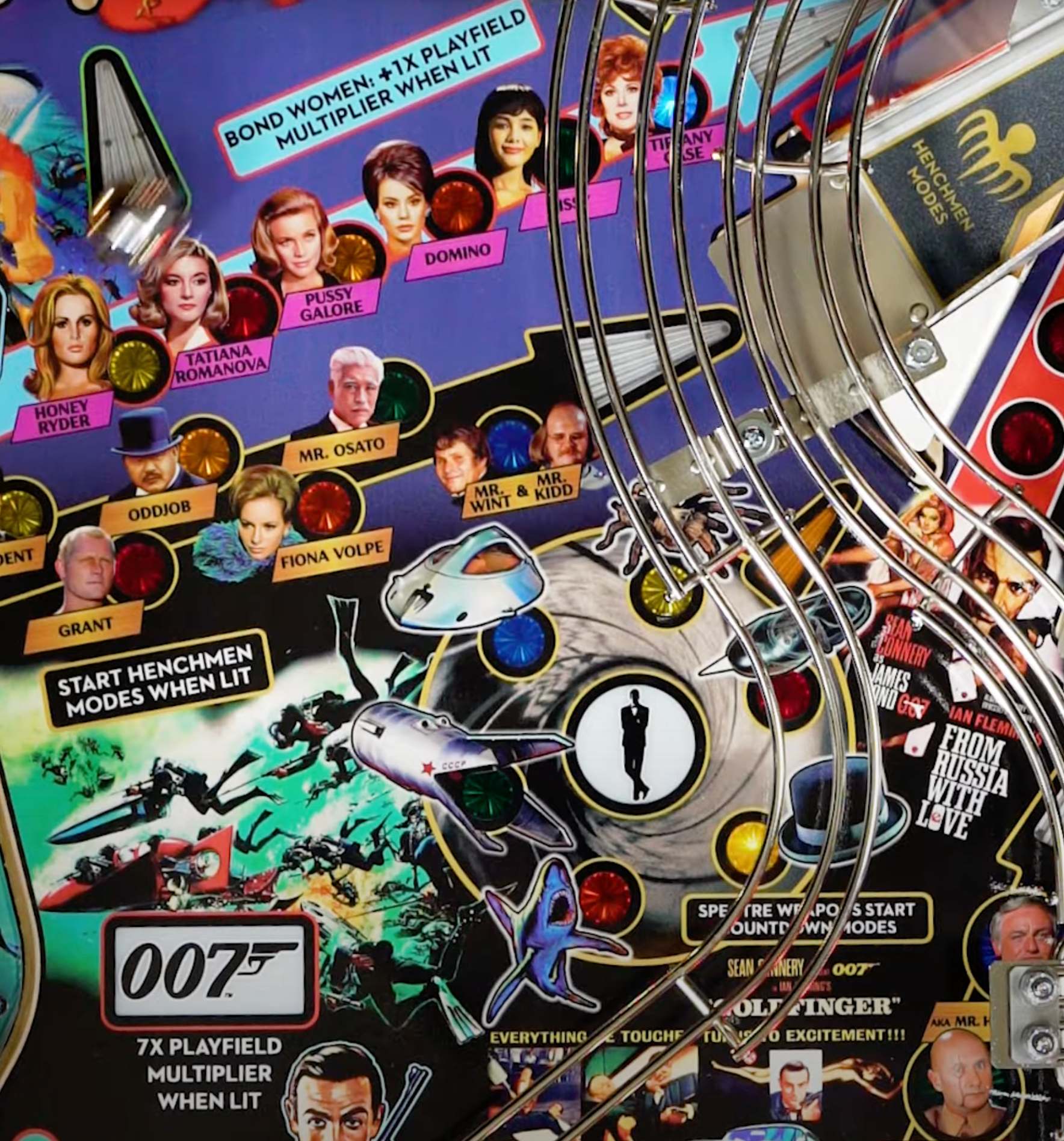 2022 James Bond Premium Pinball Machine by Stern