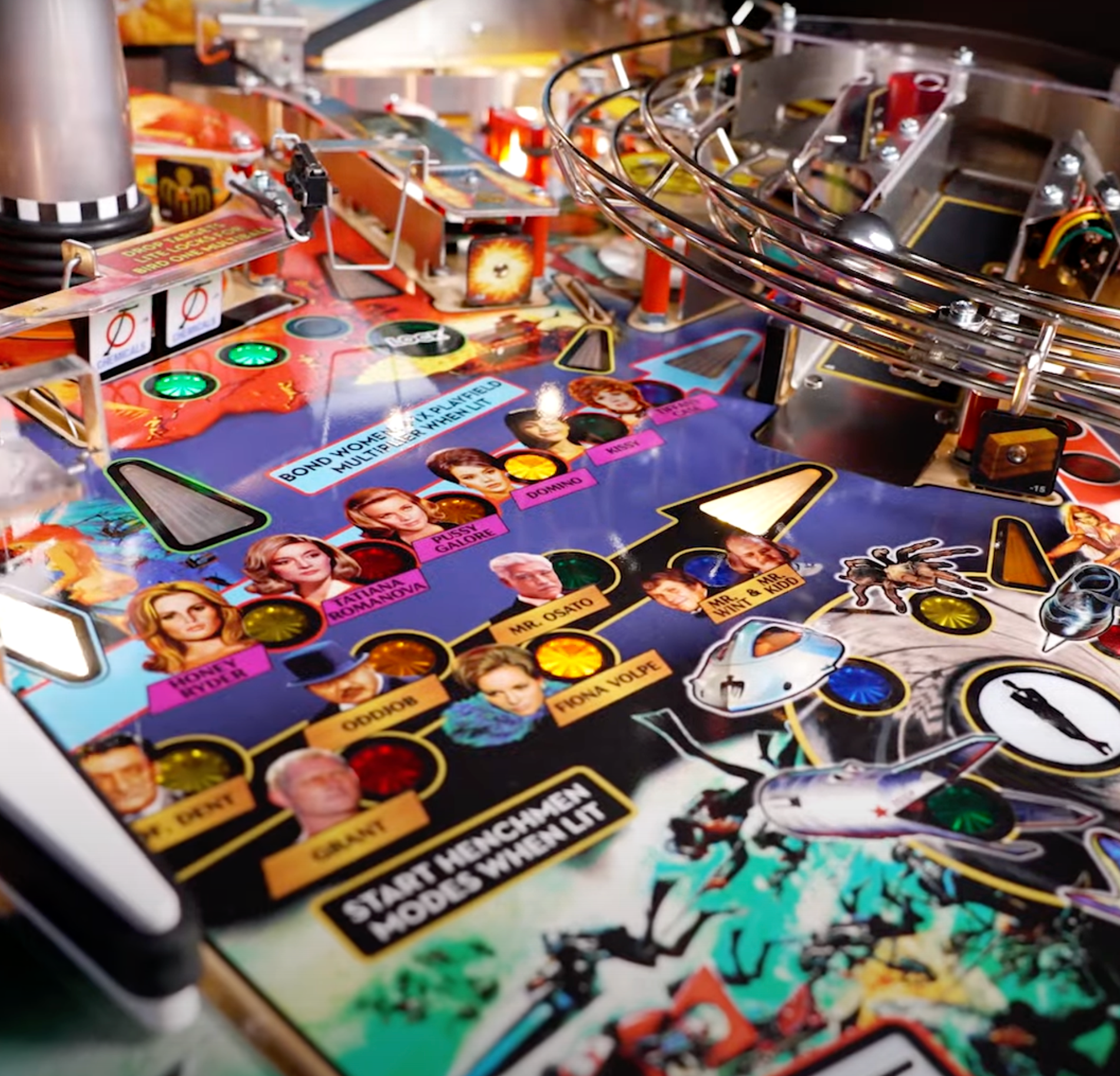 2022 James Bond Premium Edition Pinball Machine by Stern