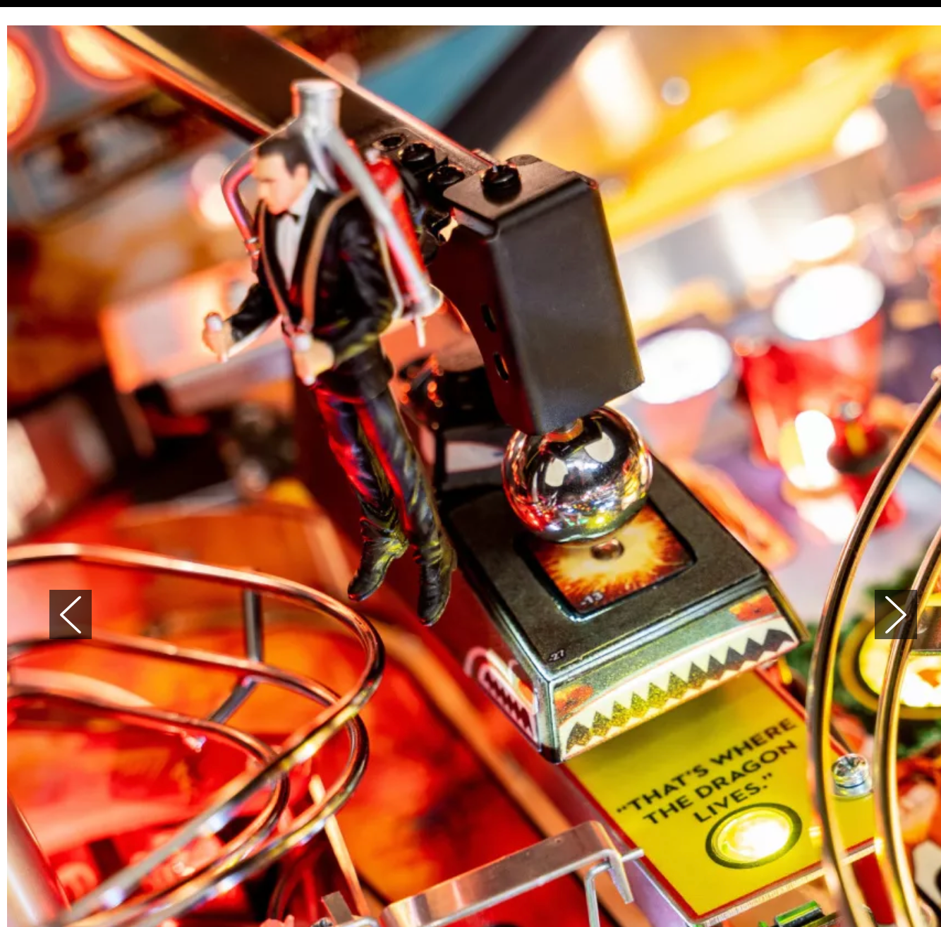 2022 James Bond Premium Edition Pinball Machine by Stern