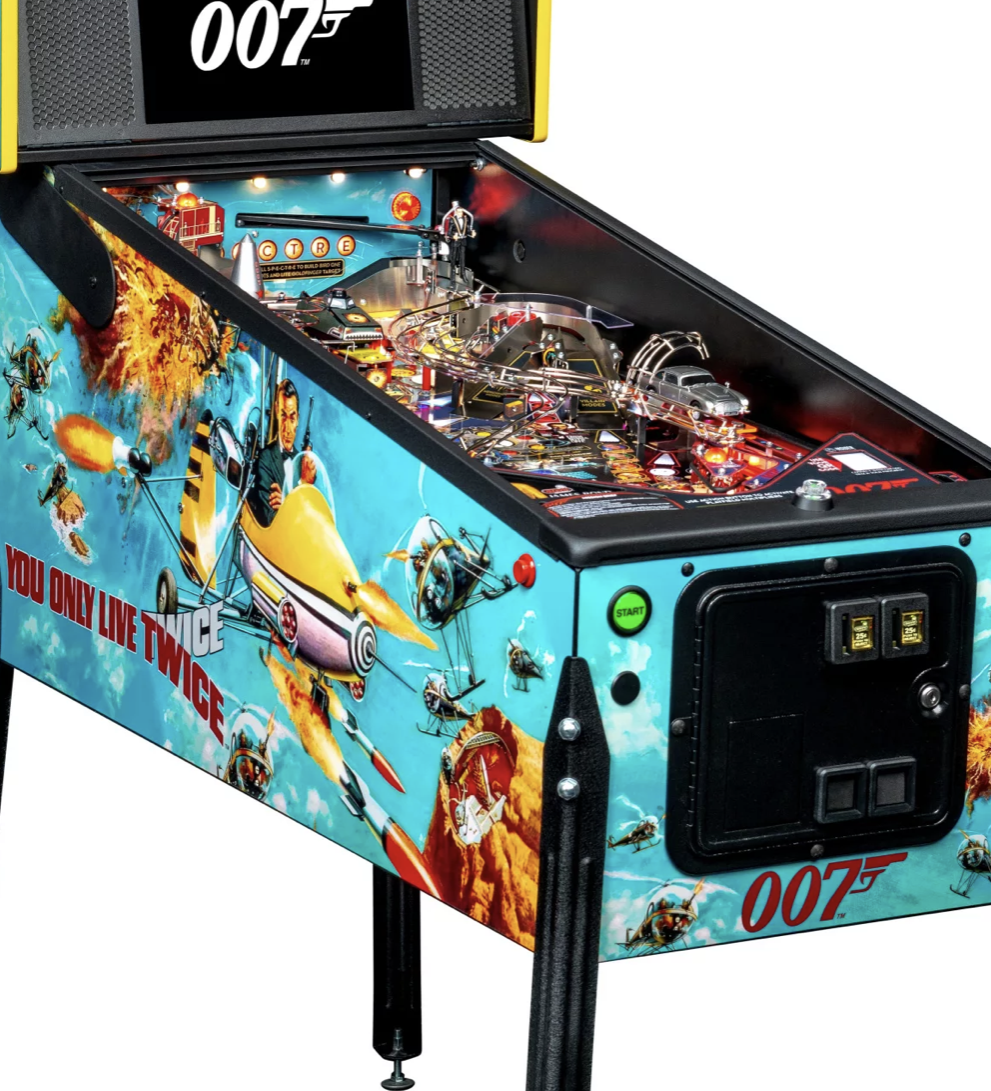 2022 James Bond Premium Edition Pinball Machine by Stern