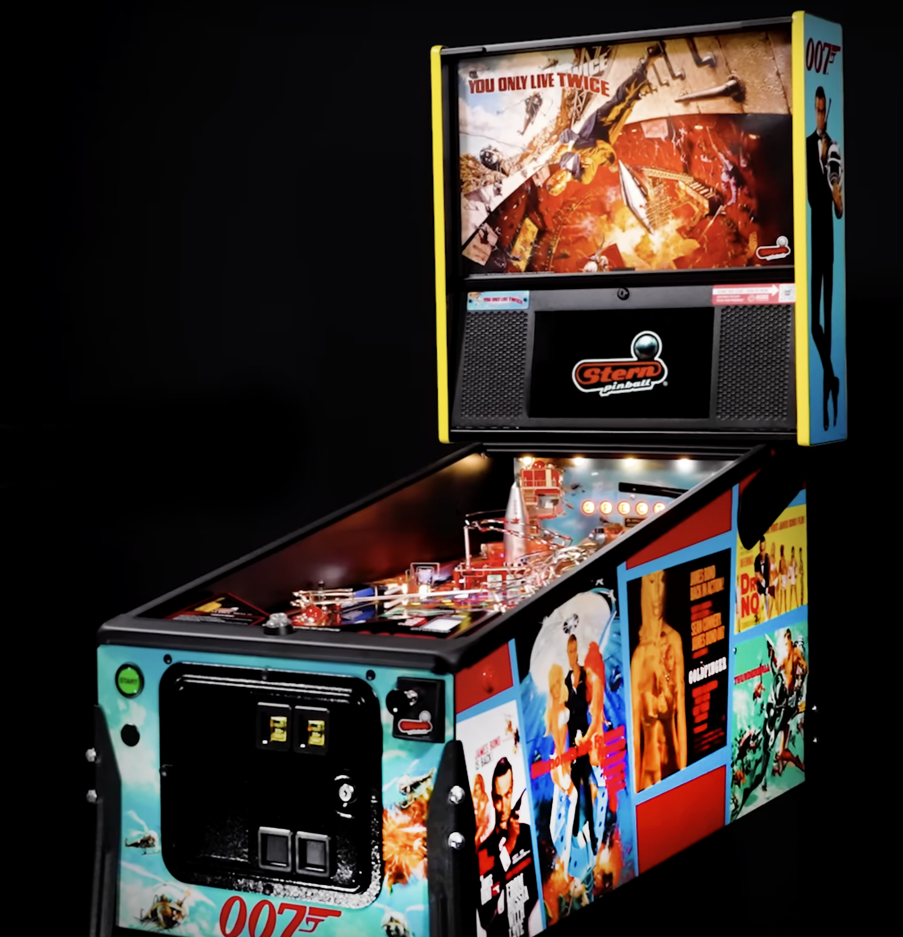 2022 James Bond Premium Edition Pinball Machine by Stern