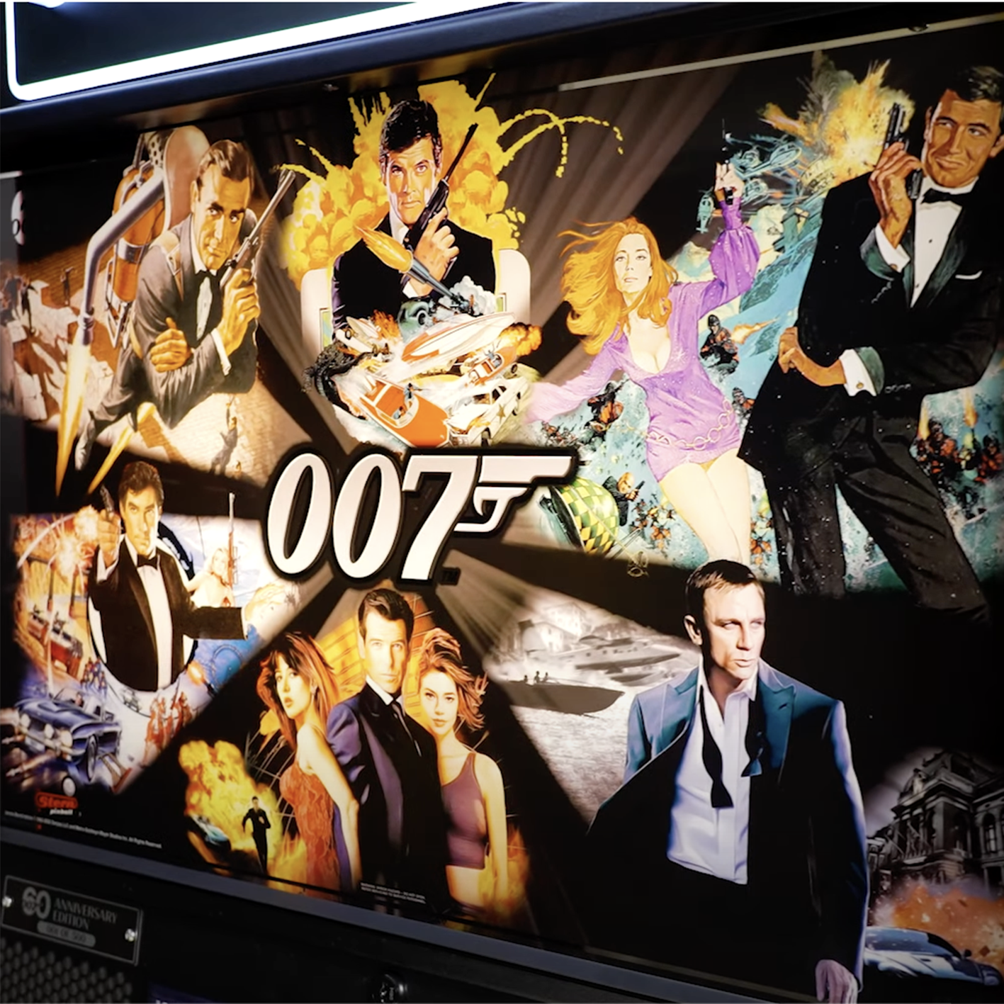 60th Anniversary James Bond Limited Edition Pinball Machine by Stern