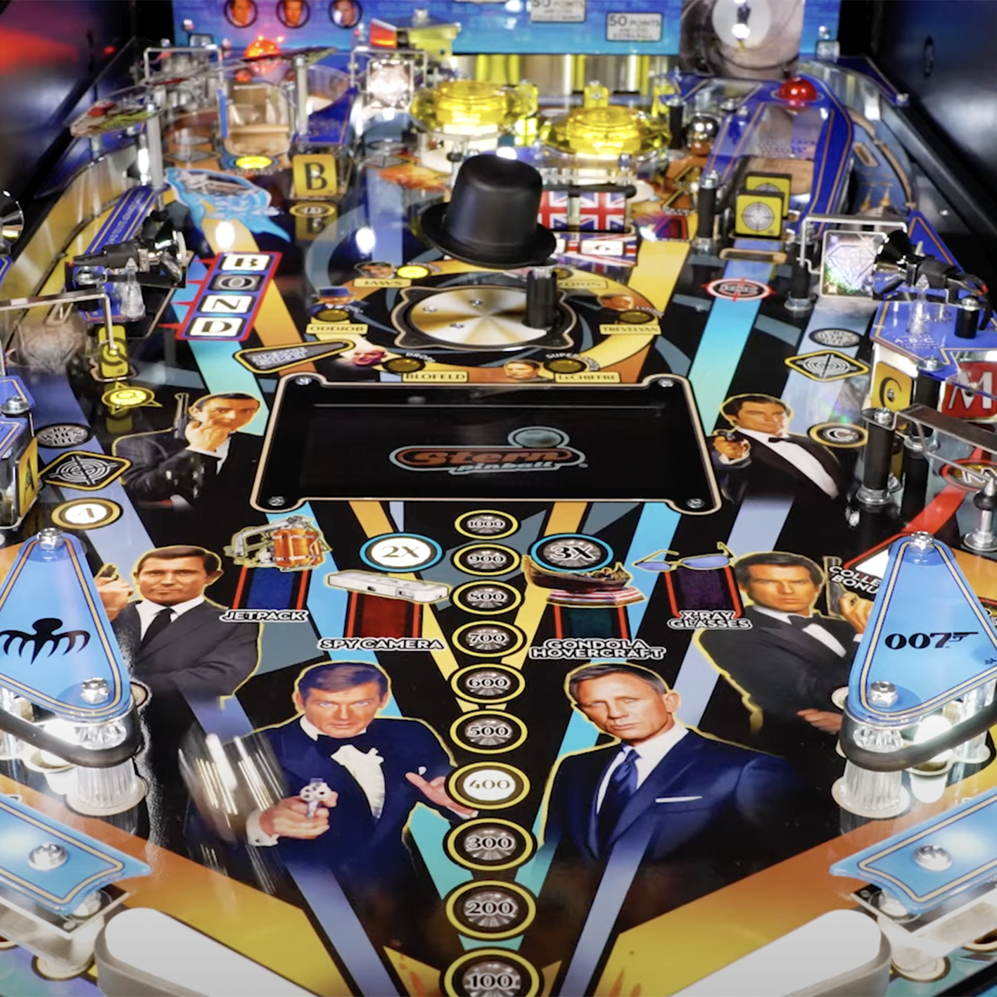 2023 60th Anniversary James Bond Limited Edition Pinball Machine by Stern