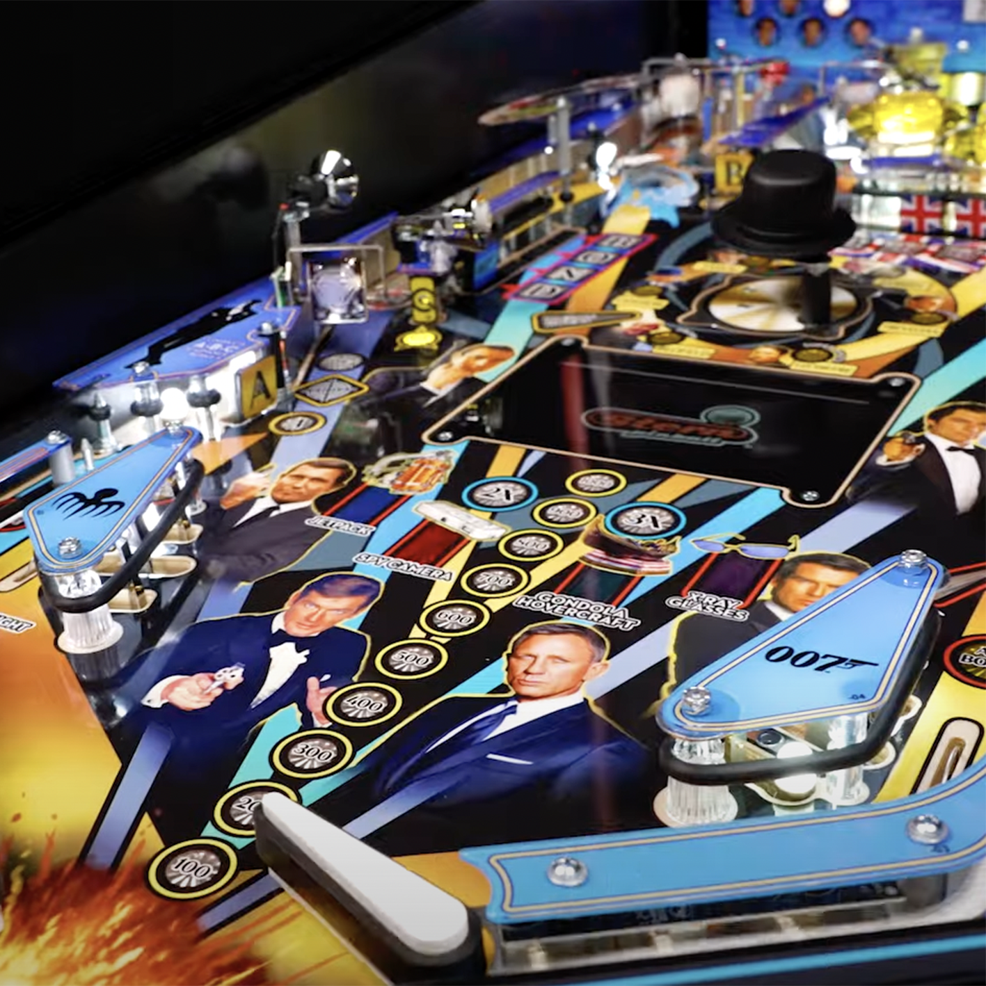 60th Anniversary James Bond Limited Edition Pinball Machine by Stern
