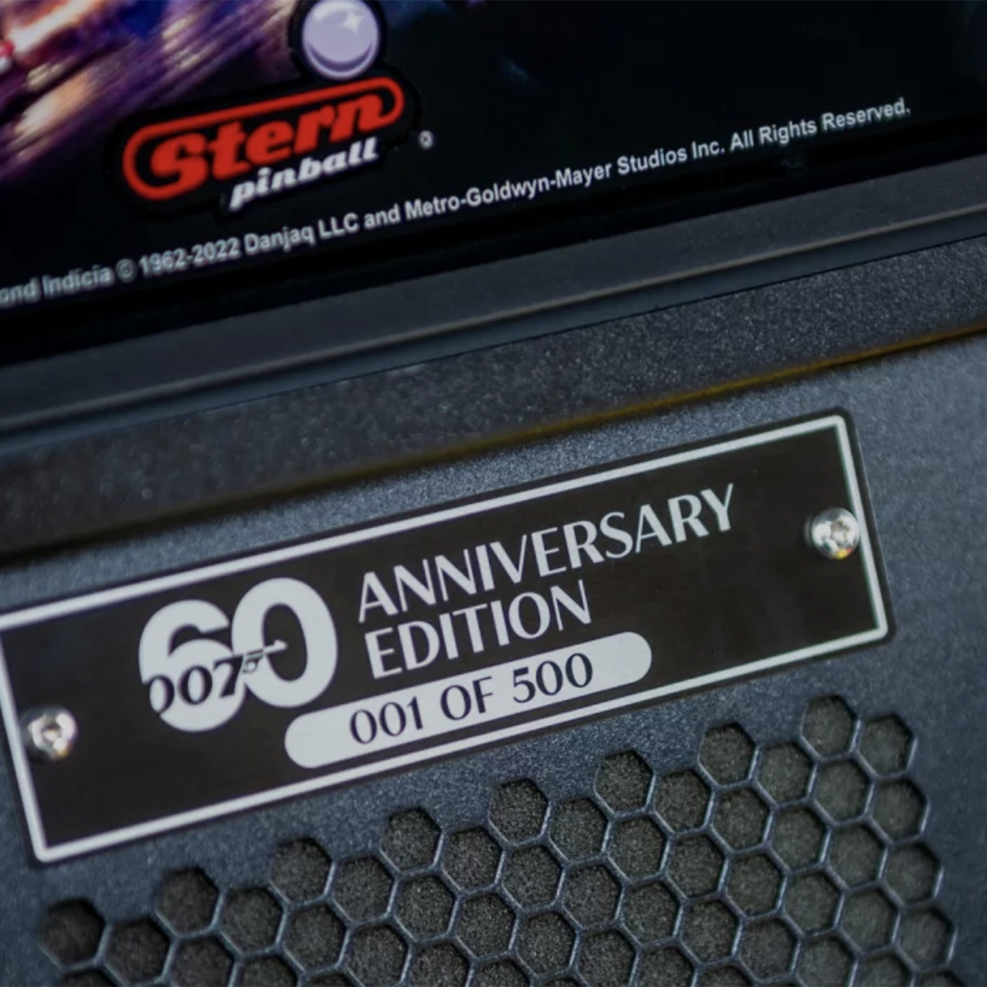 60th Anniversary James Bond Limited Edition Pinball Machine by Stern