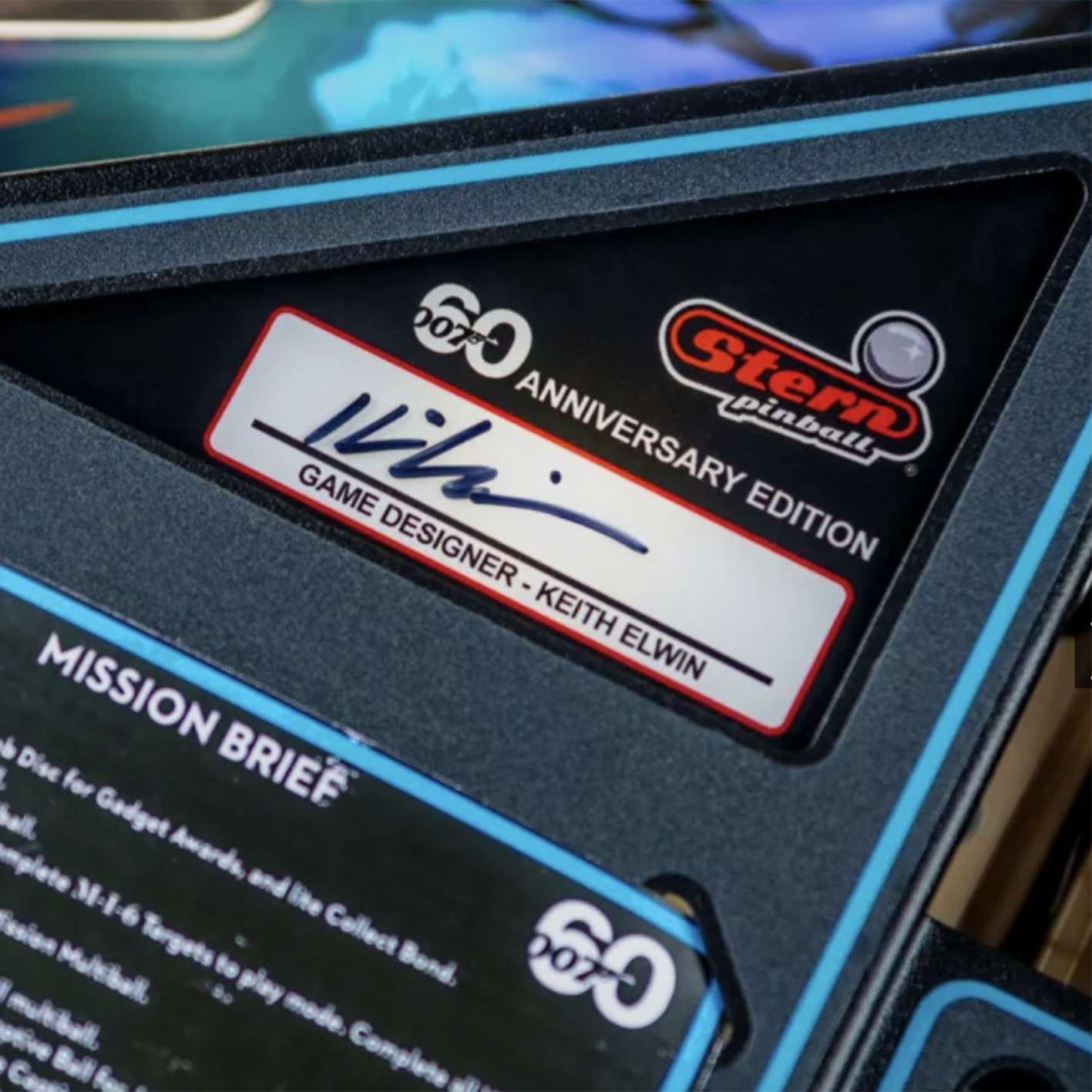60th Anniversary James Bond Limited Edition Pinball Machine by Stern