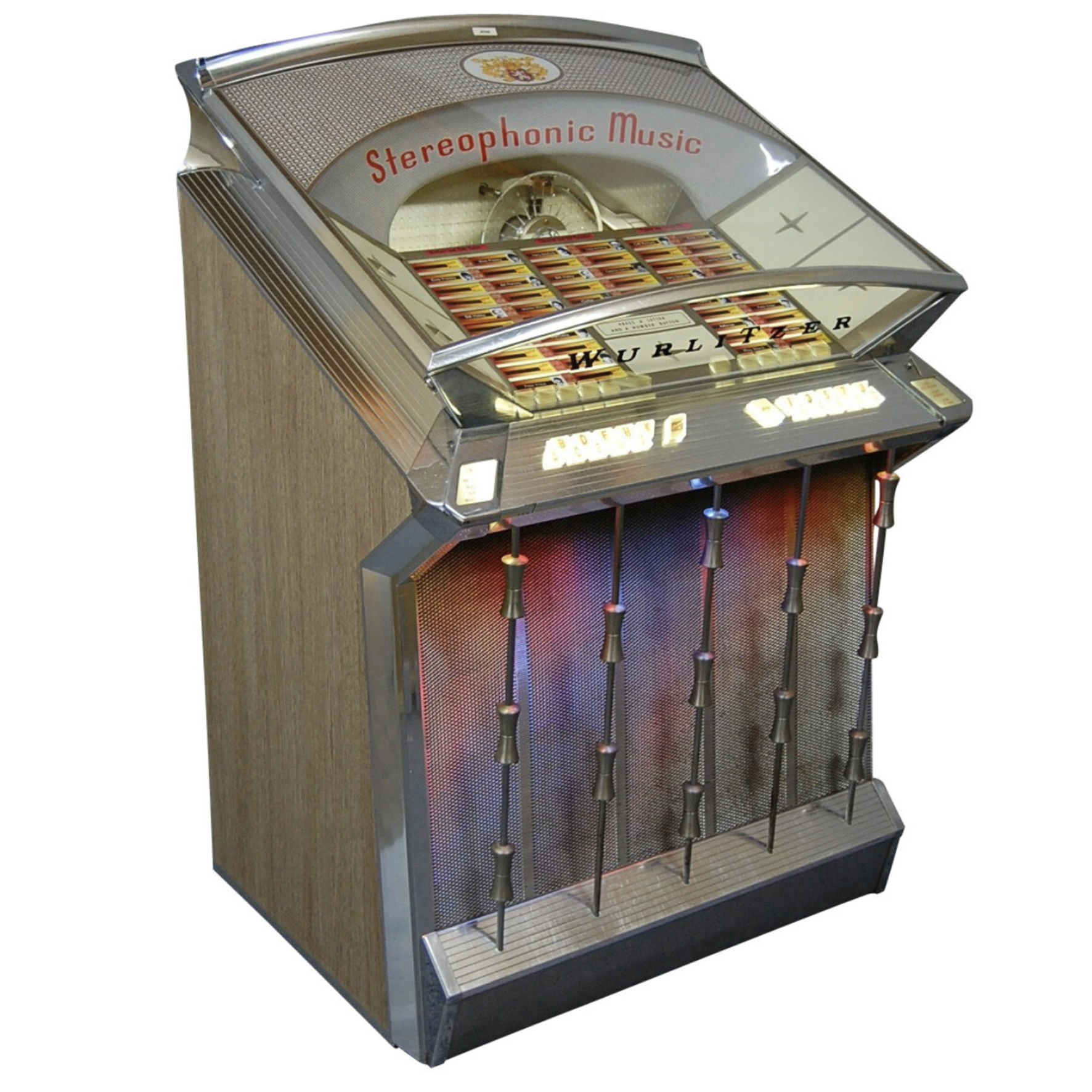 Original  Wurlitzer 2500 Vinyl Jukebox