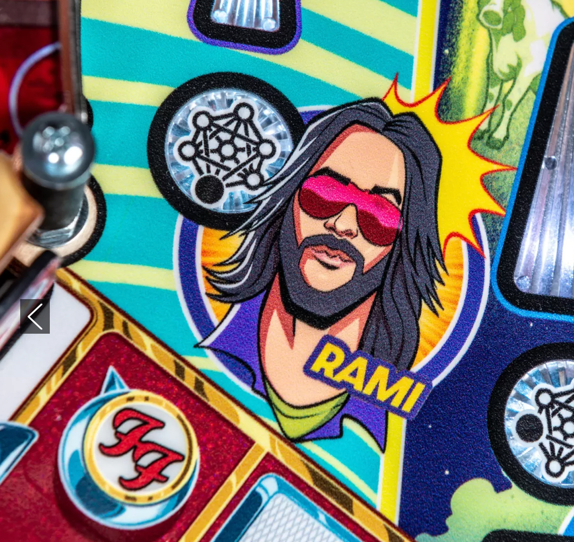 2023 Foo Fighters Pro Pinball Machine by Stern