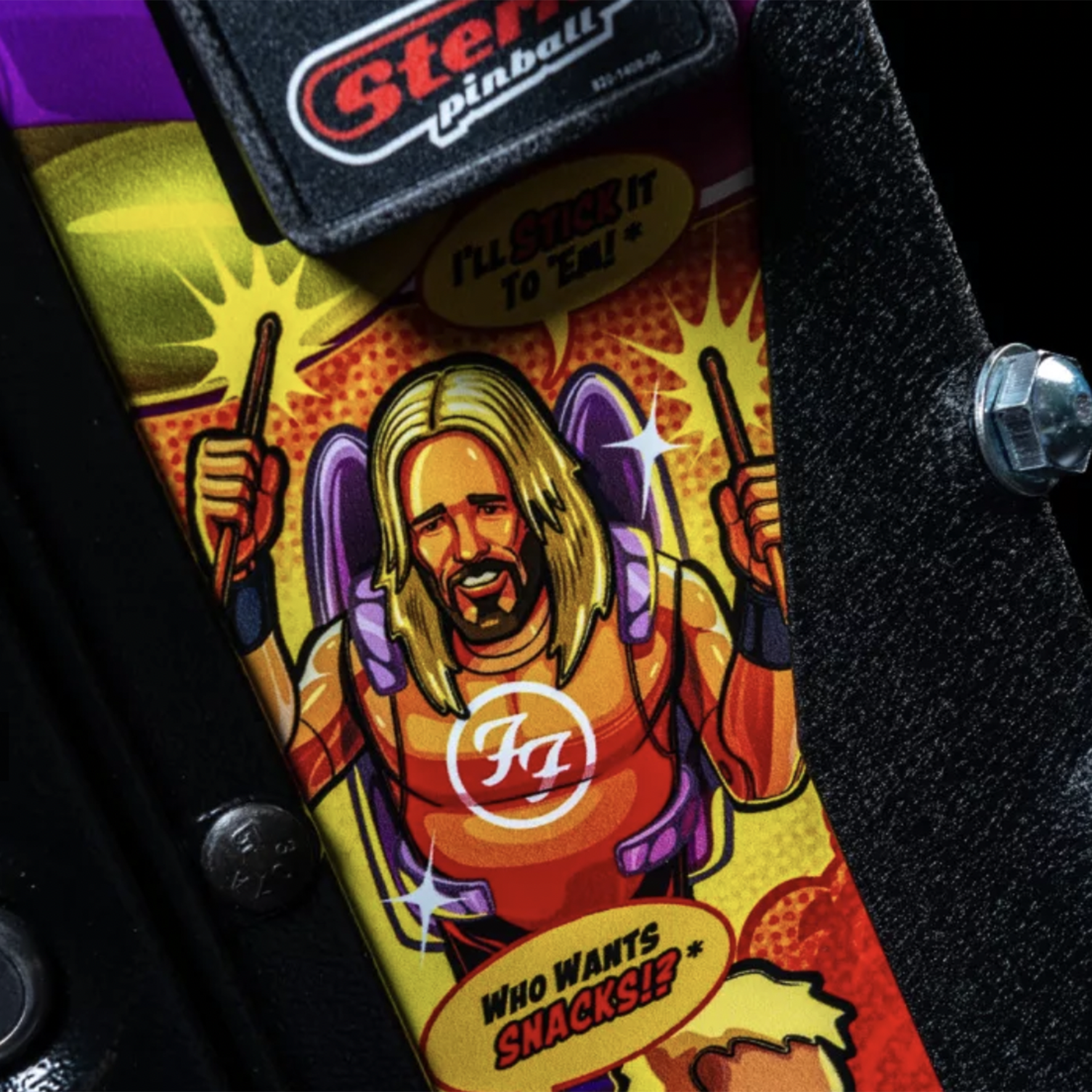 Foo Fighters Premium Pinball Machine by Stern