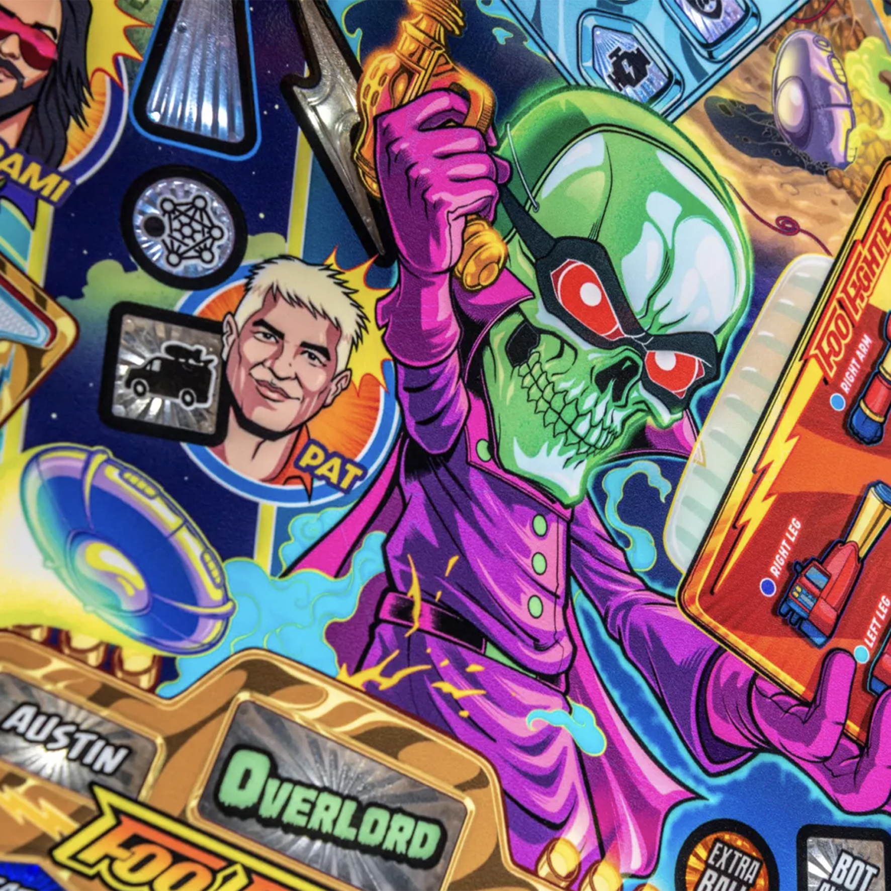 Foo Fighters Premium Pinball Machine by Stern