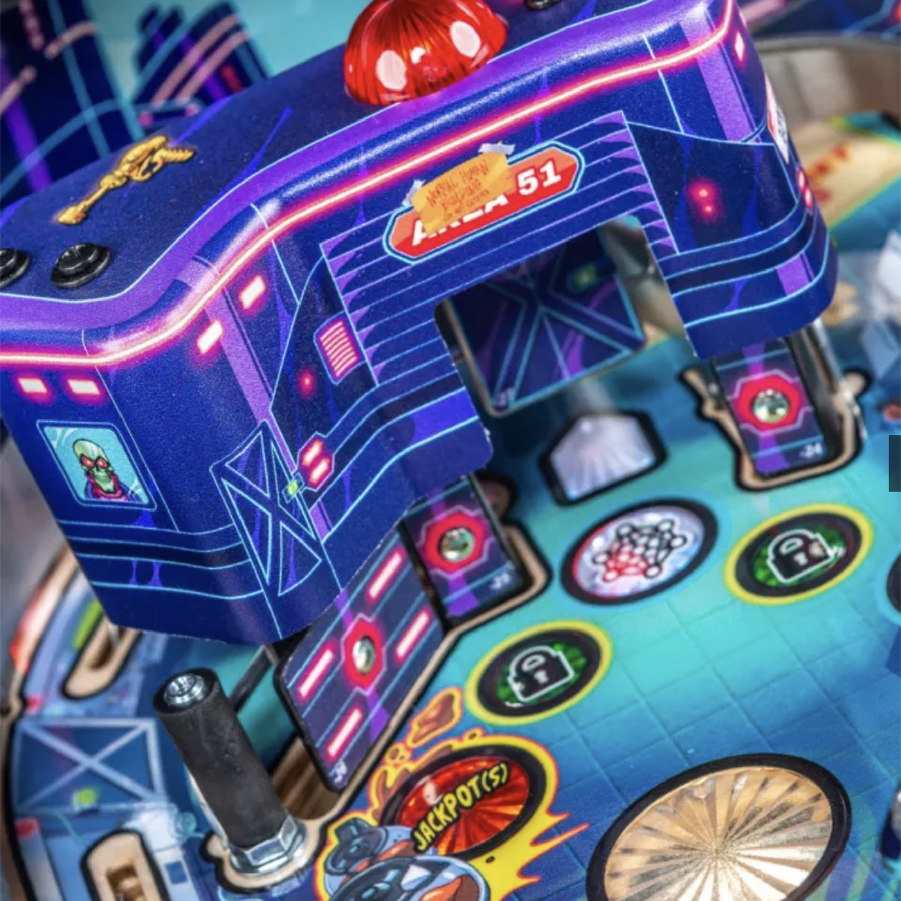 Foo Fighters Premium Pinball Machine by Stern