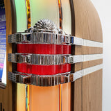 Rock-Ola Digital Music Center Jukebox in Light Oak with Bluetooth