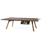 You and Me Tournament Size Table Tennis in Walnut & Black Ex-Display
