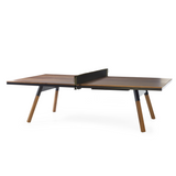 You and Me Tournament Size Table Tennis in Walnut & Black Ex-Display