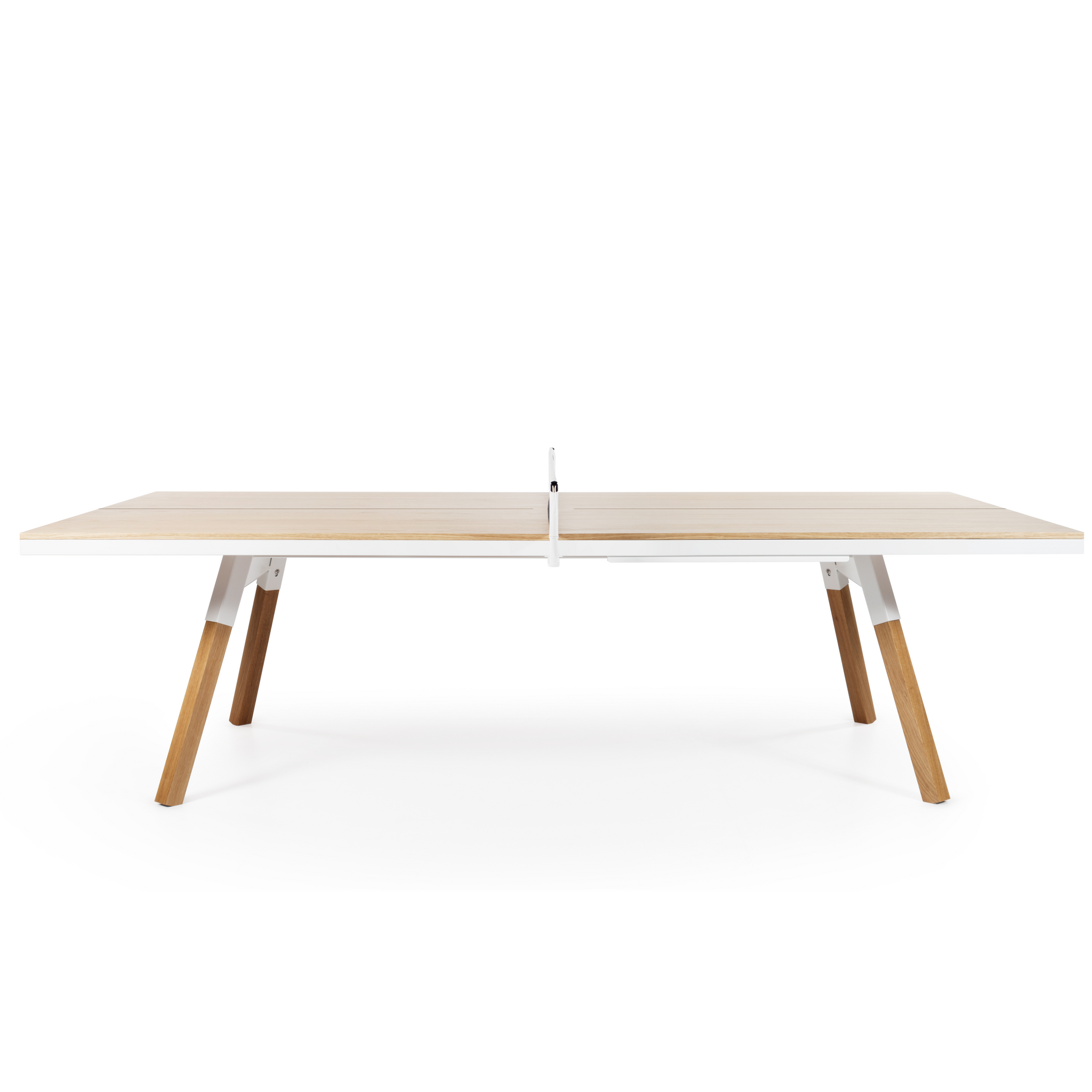 You and Me Tournament Size Table Tennis in Oak & White