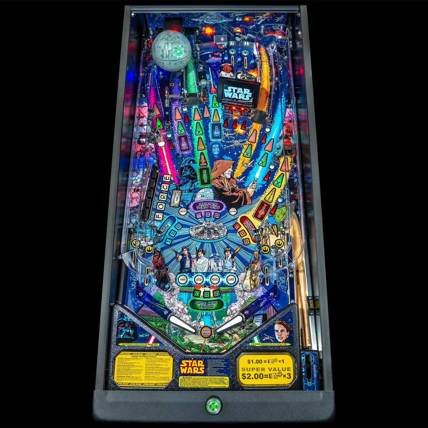 2019 Star Wars Comic Edition Pin Home Pinball Machine by Stern