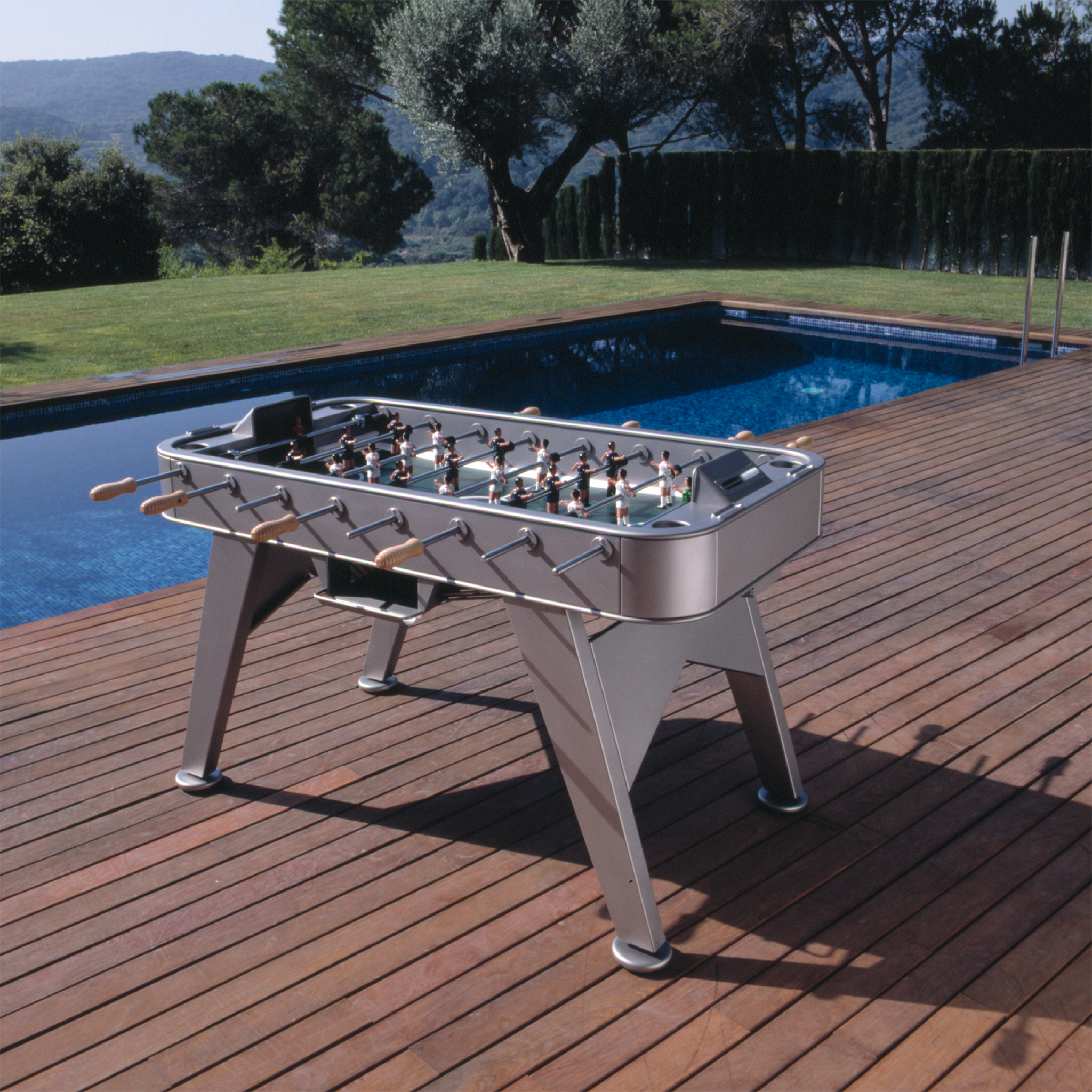 RS2 Outdoor Foosball Table in Stainless Steel