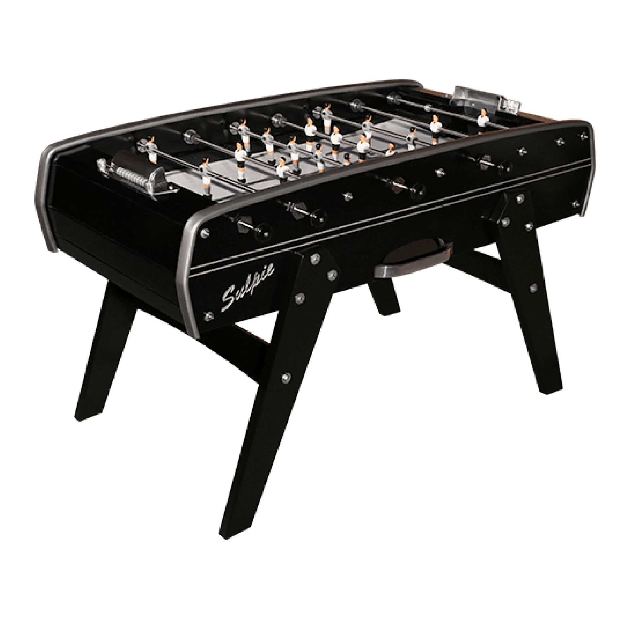 Sulpie Evolution Foosball Table in Black and Grey