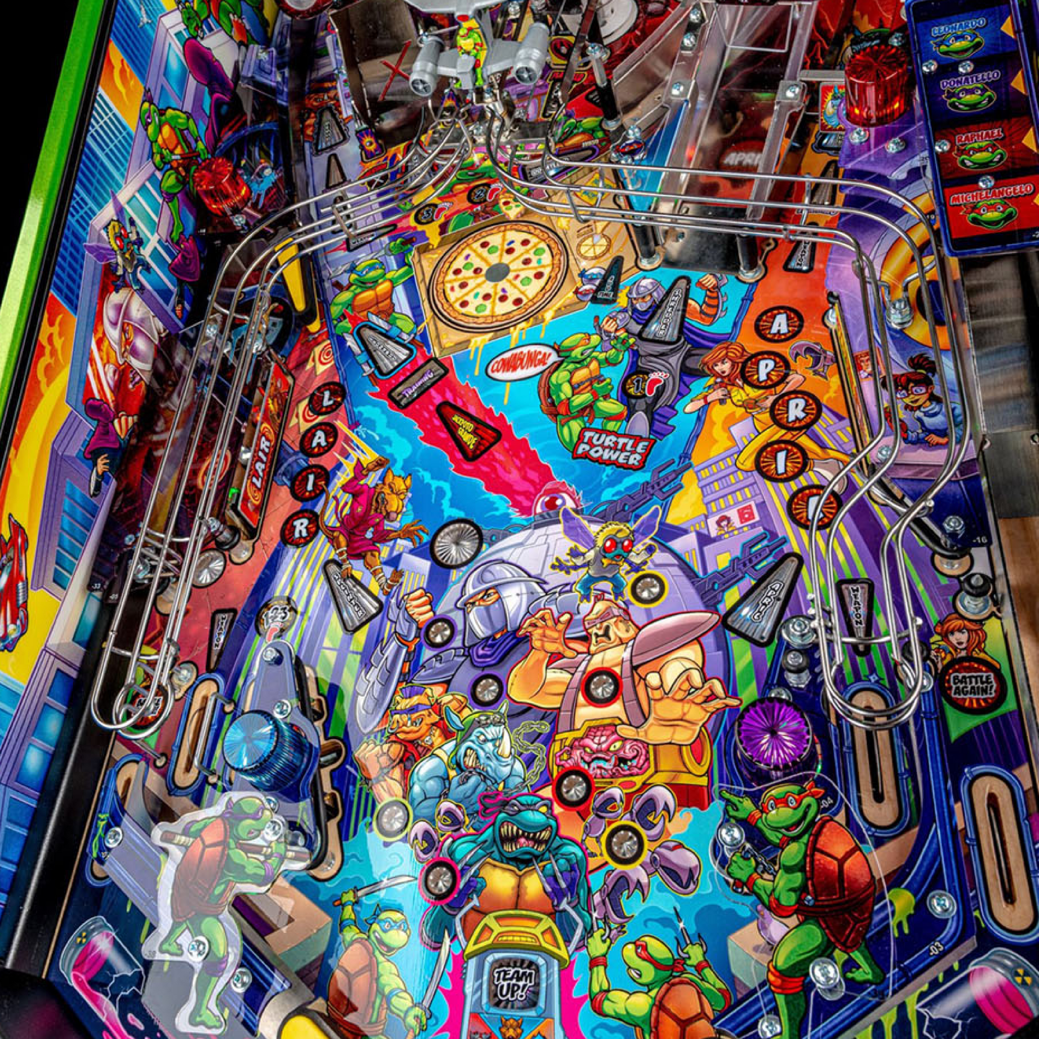 2020 Teenage Mutant Ninja Turtles Pro Edition Pinball Machine by Stern