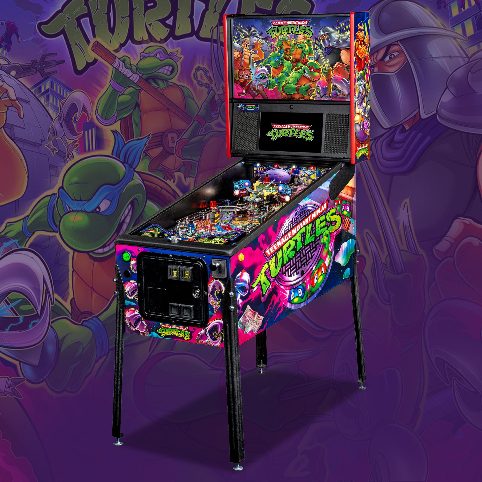 2020 Teenage Mutant Ninja Turtles Premium Edition Pinball Machine by Stern
