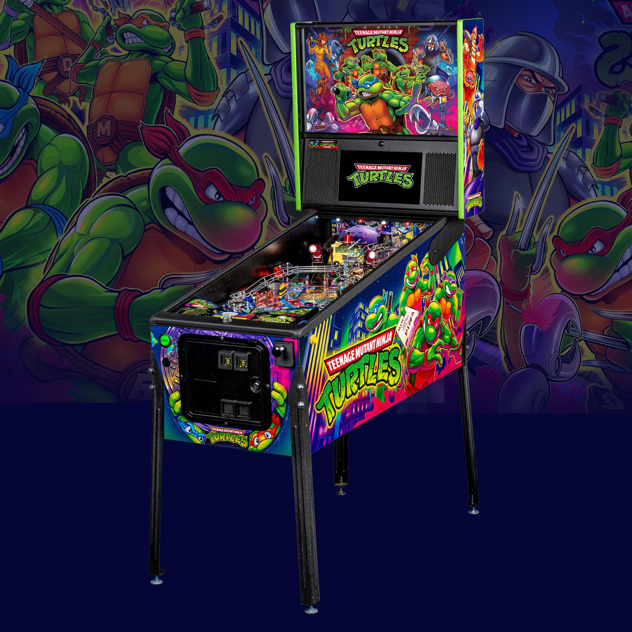 2020 Teenage Mutant Ninja Turtles Pro Edition Pinball Machine by Stern