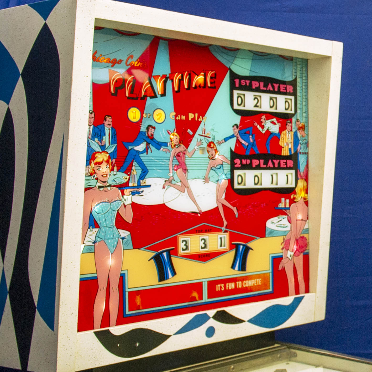 1968 Playtime Pinball Machine by Chicago Coin