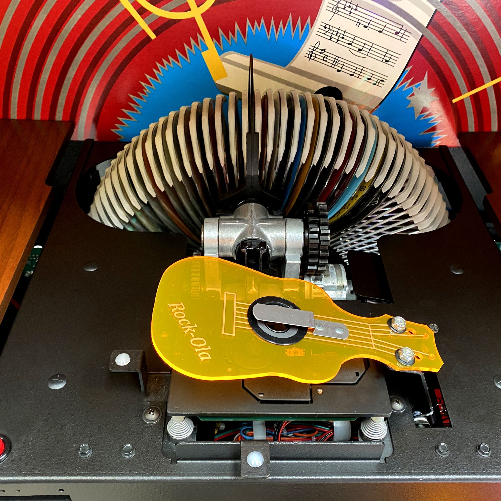 Rock-Ola Bubbler CD Jukebox in Walnut with Bluetooth