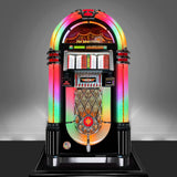 Rock-Ola Bubbler Vinyl 45 Jukebox in Gloss Black with Bluetooth