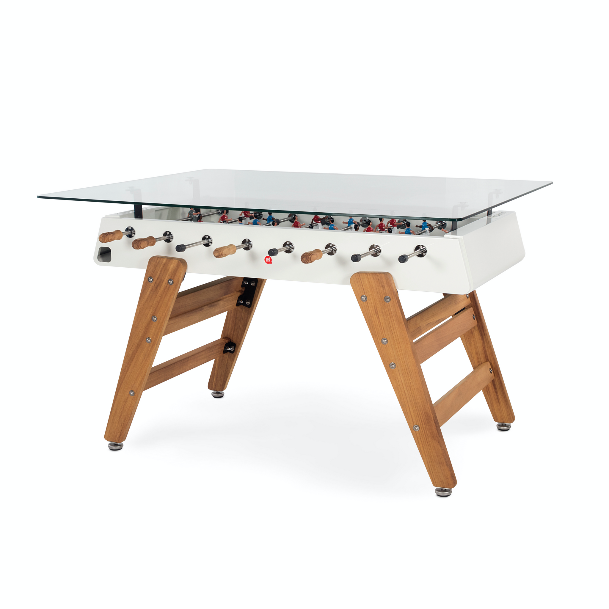 RS3 Wood Dining Rectangle Foosball Table in White