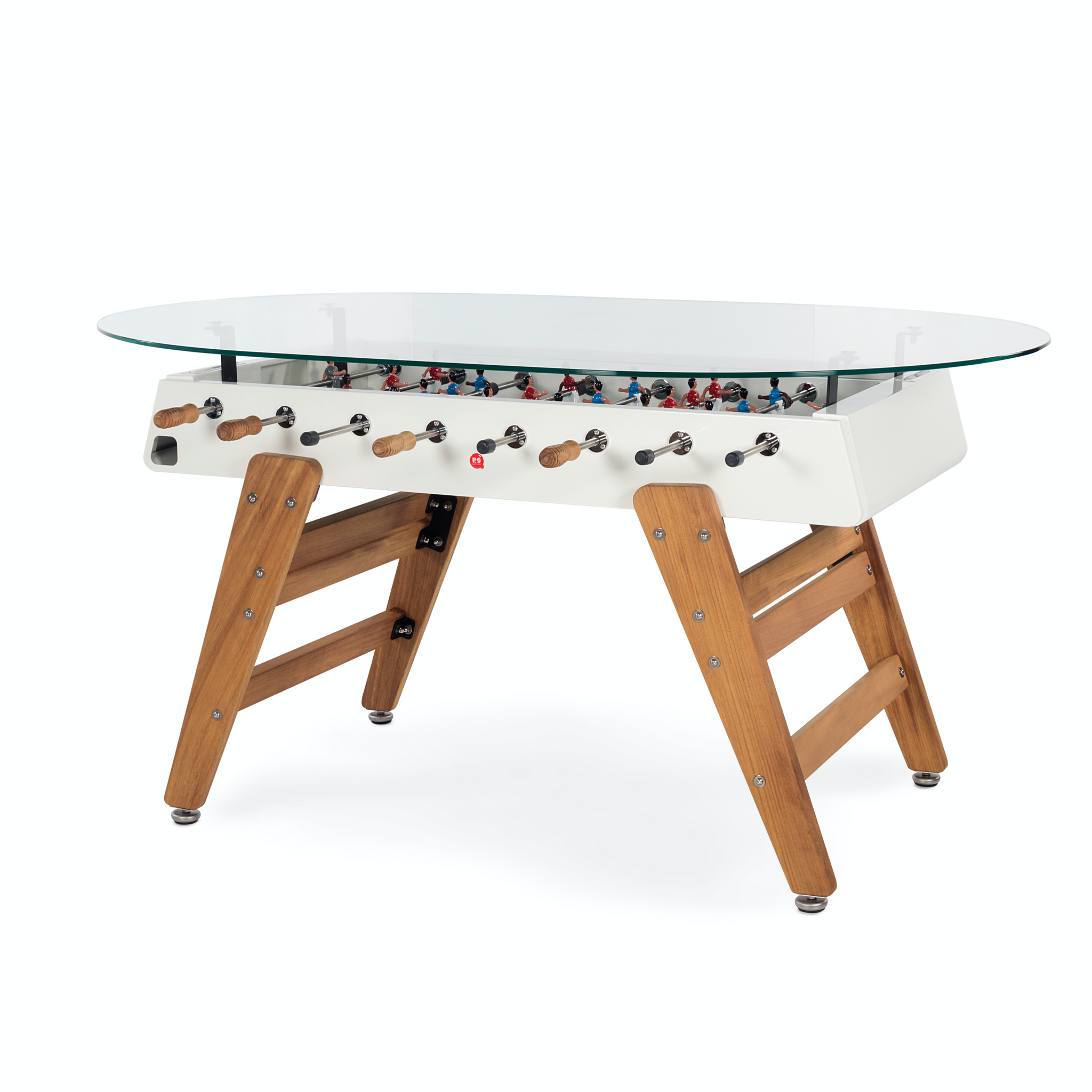 RS3 Wood Dining Oval Foosball Table in White