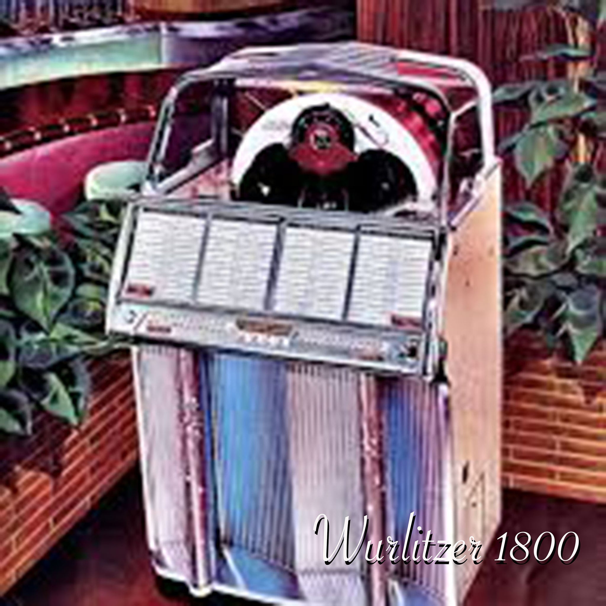 1955 Wurlitzer 1800 Vinyl Jukebox