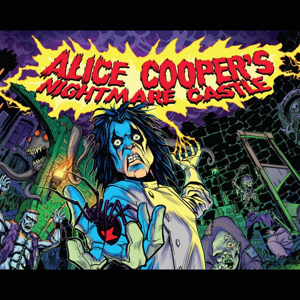 2017 Alice Cooper's Nightmare Castle Pinball Machine by Spooky Pinball