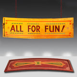 'All for Fun!' 1930's Vintage fairground sign