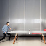 You and Me Tournament Size Table Tennis in White
