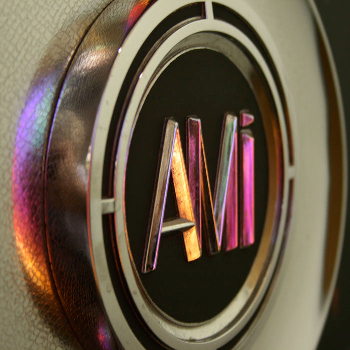 1958 AMI I 200 Vinyl Jukebox with Pink Trim