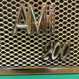 Original 1958 AMI I 200 Vinyl Jukebox with Spearmint Trim